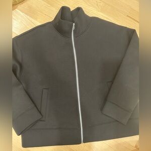H&M Women's Black Lightweight Zip-Up Jacket